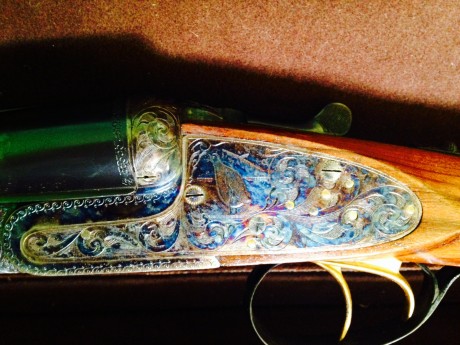 Se vende Arrieta paralela de dos gatillos en muy buen estado, pletinas largas, culata pistolet y con unos 02