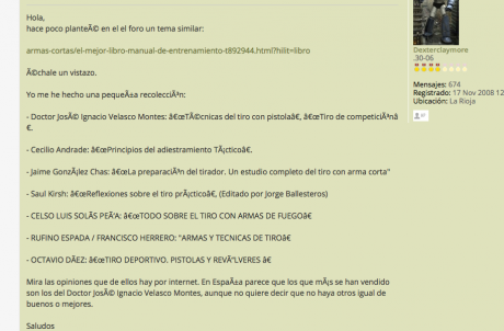 Hola, muchos post, me salen unos símbolos en lugar de acentos, no en todos, por eso pienso que no es por 00