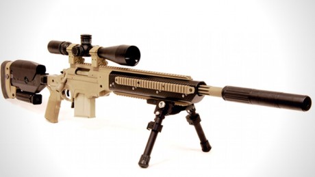 Hola a todos , a ver si alguine sabe que rifle es, la marca y el modelo . Parece de muy buena calidad 00