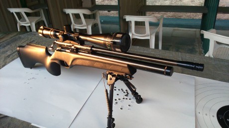 vendo  BSA scorpion T10 en 4.5 con un cargador o
cambiaria por pcp gunpower
Precio 375€
(sin visor ni 01