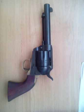 Saludos compañeros:
Vendo mi pietta del 45lc. Tiene 5 pulgadas y media. No tiene ni dos meses. Ha pegado 02