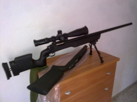 Vendo remington 40xb + s&b 12-50x56 en perfecto estado (240 disparos) 
Esta equipado con culata bell 02