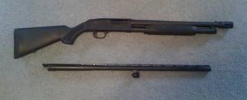 Como ya había posteado en otro mensaje iba a adquirir una Mossberg corredera del cal. 20 que es una 500. 70