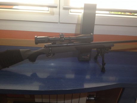 Buenas a todos, pongo en venta mi rifle de rececho o cambio.
Se trata de un weatherby vanguard S2 calibre 00