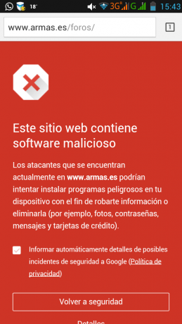 Hola,

Estamos con las mismas. Me vuelve a saltar el antivirus advirtiendome de que armas.es es una web 60