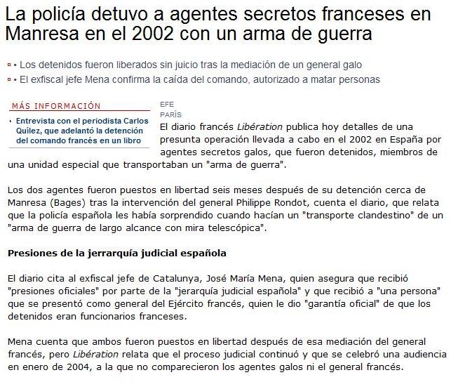¿A alguien le suena esta noticia que publica El Periódico?
Al parecer ha sido publicada en el periódico 00