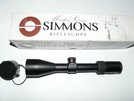 Vendo visor Simmons Aetec 2,8-10X44, con retícula Truplex, gran angular. Está como nuevo, tan sólo se 01