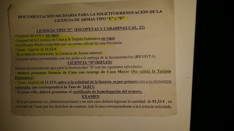 Hola!!! 

En breve tengo que pasar revista y renovación de mi licencia E. Hasta ahora me lo tramitaba 10