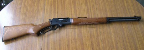 Se vende Rifle de Palanca modelo MARLIN 30 AS en calibre 30-30.
Es de madera de nogal y está prácticamente 00