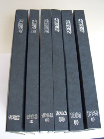 Hola a todos
Vendo revistas de la colección ARMAS, del nº 1 al 223 correlativos y encuadernados, en un 10