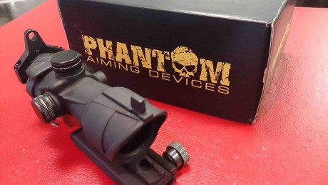 Hola a todos,

Vendo este visor de 4 aumentos réplica ACOG y marca PHANTOM.  Está en estado como nuevo 10