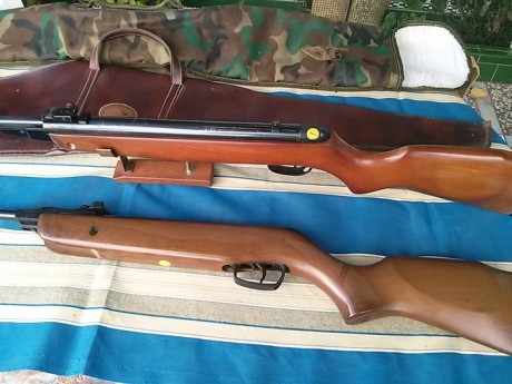   Muy buenas, un compañero me ha dado para vender sus 2 carabinas Gamo ambas del calibre 4,5 mm con sus 00