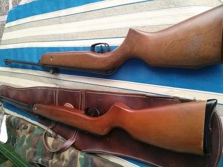   Muy buenas, un compañero me ha dado para vender sus 2 carabinas Gamo ambas del calibre 4,5 mm con sus 12