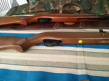   Muy buenas, un compañero me ha dado para vender sus 2 carabinas Gamo ambas del calibre 4,5 mm con sus 10