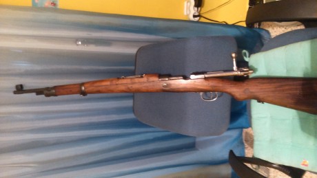 Vendo un mauser yugoslavo m24/47 en buen estado de maderas y muy buen estado de cañon. Agrupa de maravilla.
Calibre 02