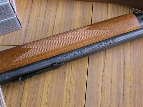 Se vende Rifle de Palanca modelo MARLIN 30 AS en calibre 30-30.
Es de madera de nogal y está prácticamente 42