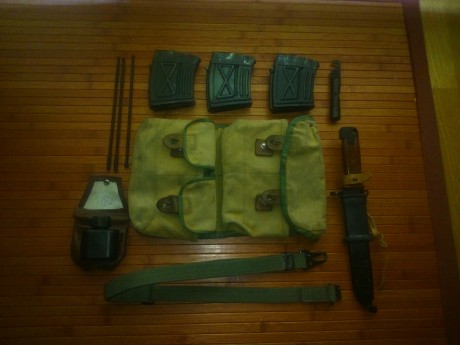 Hola. Vendo rifle semiautomatico de francotirador rumano. Cugir SSG-97 en calibre 7,62x54r. El rifle esta 00