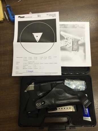 Hola vendo SIG SAUER P232 SL, calibre .380 auto (9mm corto), capacidad 7+1, el arma está impecable comprada 40
