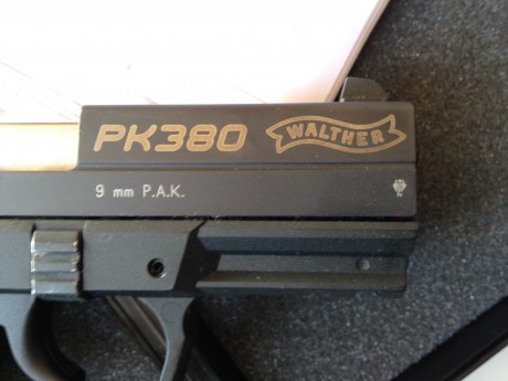 REBAJADA AL MÍNIMO QUE PUEDO PEDIR POR ELLA. 
150 euros por Walther PK 380 + funda PHOBUS PADDLE!!!!!!!!!!! 81