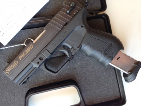REBAJADA AL MÍNIMO QUE PUEDO PEDIR POR ELLA. 
150 euros por Walther PK 380 + funda PHOBUS PADDLE!!!!!!!!!!! 101