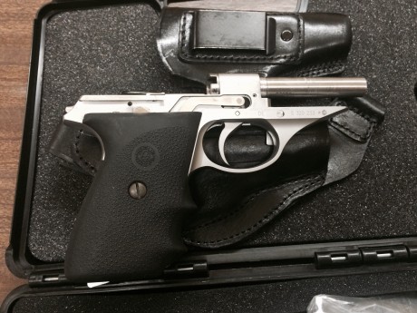 Hola vendo SIG SAUER P232 SL, calibre .380 auto (9mm corto), capacidad 7+1, el arma está impecable comprada 80