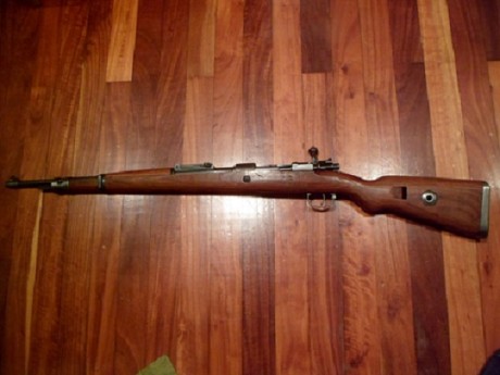 Vendo  fusil Kar98  con certificado nominal de inutilización para incluir en el libro de coleccionista, 00