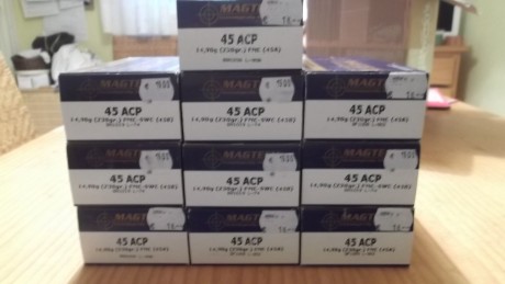 Vendo 500 vainas Magtech con marcaje CBC, 1 tiro, pasadas por tambor vibrador y en sus cajas originales.

80 02