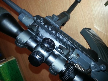 Vendo rifle cz858 cal 7, 62x39 con preparación de ZAHAL ISRAEL , guardamanos, railes superior, laterales 01