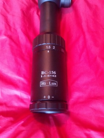 Visor  Leatherwood Hi-Lux Buck country 1.5-6x42.
Comprado en abril de este año, solo usado una vez en 00