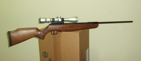 Hola, pongo a la venta:

Carabina Cometa Fénix 400 5,5
Visor plateado Tasco 3-9x40
Maletín rígido


La 00