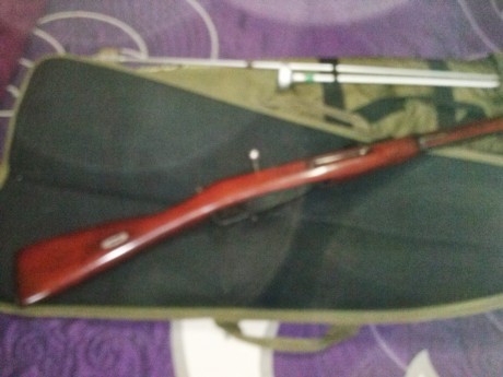 hola  buenas noches
se vende rifle mosin nagant
calibre 7,62
munición 7,62 x 54 R
a prueba de todo
se 02