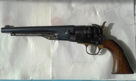 Vendo revolver de Avancarga réplica del Colt Army 1860 fabricada por Army San Marcos. Calibre 44. Bola 01