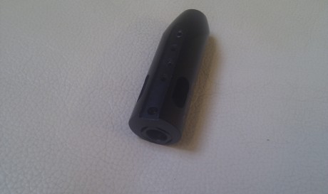 Compensador de Steyr LP2, adaptable a todas las Steyr para aligerar peso.
Se adaptan todos los modelos 00