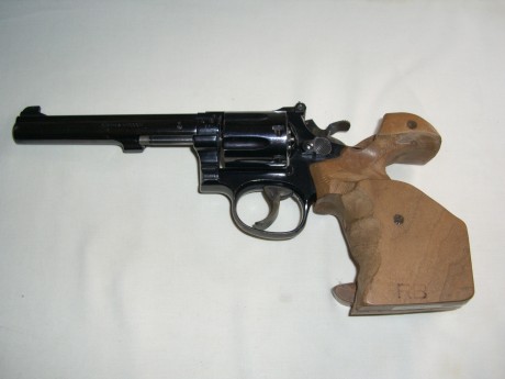 Vendo SMITH&WESSON MOD. 14-4 SPECIAL CTG calibre 38 con cachas anatómicas para la práctica de tiro 00