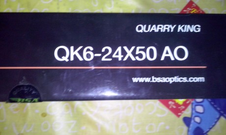 Quarry king 6x24x50 AO  80 ,sin anillas ,con anillas sportmchat ,100


AHORA QUARRY KING ,80 € CON ANILLAS 21