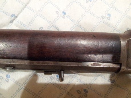 Estupendo Winchester de repetición modelo 1873. Su cañón es octogonal y este es el modelo deportivo, tiene 10
