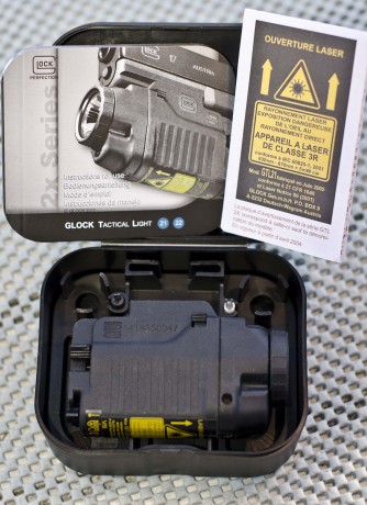 Vendo linterna y puntero láser de la marca GLOCK mod. GTL21.
Linterna de alta potencia XENON de 70 lúmenes
Láser 01