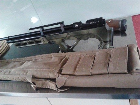Hola pongo a la venta mis pcps:
  Air Arms bullpup rapid 5.5 Xtra Fac + culata original con cantonera 02