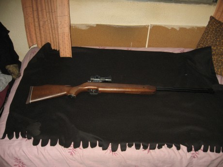 carabina weihrauch tal y como esta en la foto, vendo por liquidar la colección, sólo se ha usado unas 00
