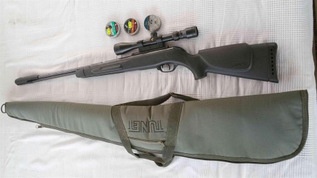 Vendo Gamo CFX 5. 5mm. 16 julios
Visor gamo sporter 3-12x40wr
Cañón fijo de acero estriado con palanca 01