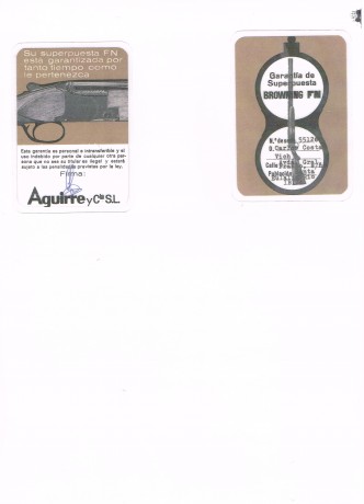 Hola, queria pedir a algun entendido que me ayudara a identificar una escopeta, se que es una FN no sé 170