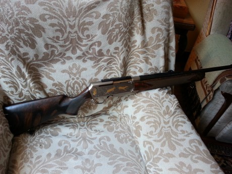 Muy a mi pesar pongo en venta esta joya de Browning, el BAR MK-II de lujo, con las mas lujosas maderas 02