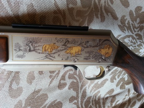 Muy a mi pesar pongo en venta esta joya de Browning, el BAR MK-II de lujo, con las mas lujosas maderas 10
