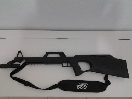 Hola! Pongo a la venta mi Carabina Walther G-22 , por cambio de proyecto.
La carabina esta puesta para 01