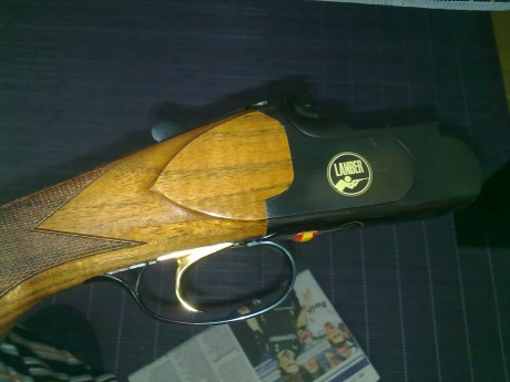 Vendo escopeta superpuesta Lanber , modeo Superlanber 2089 Trap , expulsora ,calibre 12/76 recamara magnun 20