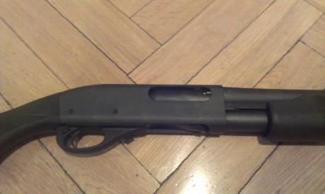 Se VENDE esta magnífica escopeta REMINGTON 870 EXPRESS MAGNUM con cañón de sólo 12.5 pulgadas, en calibre 01