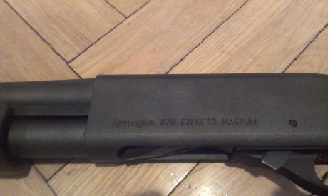 Se VENDE esta magnífica escopeta REMINGTON 870 EXPRESS MAGNUM con cañón de sólo 12.5 pulgadas, en calibre 11