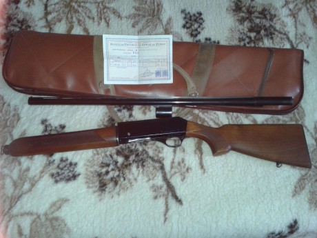 VENDIDA.
SE PUEDE CERRAR EL TEMA.

Se vende esopeta semiautomatica Lanber calibre 12 por no usar, practicamente 00