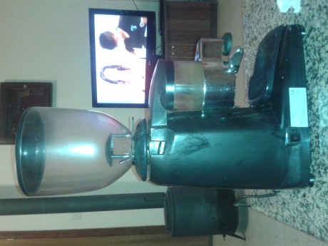 Cambio molinillo de cafe con dosificador para bar por tumbler de limpieza de vainas. 00