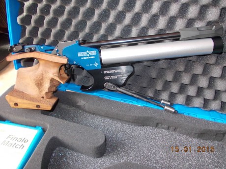 Muy a mi pesar, vendo la pistola MATCH-GUNS aire cal. 4'5 mm electronica.
MG1E . Esta impecable, muy poco 00